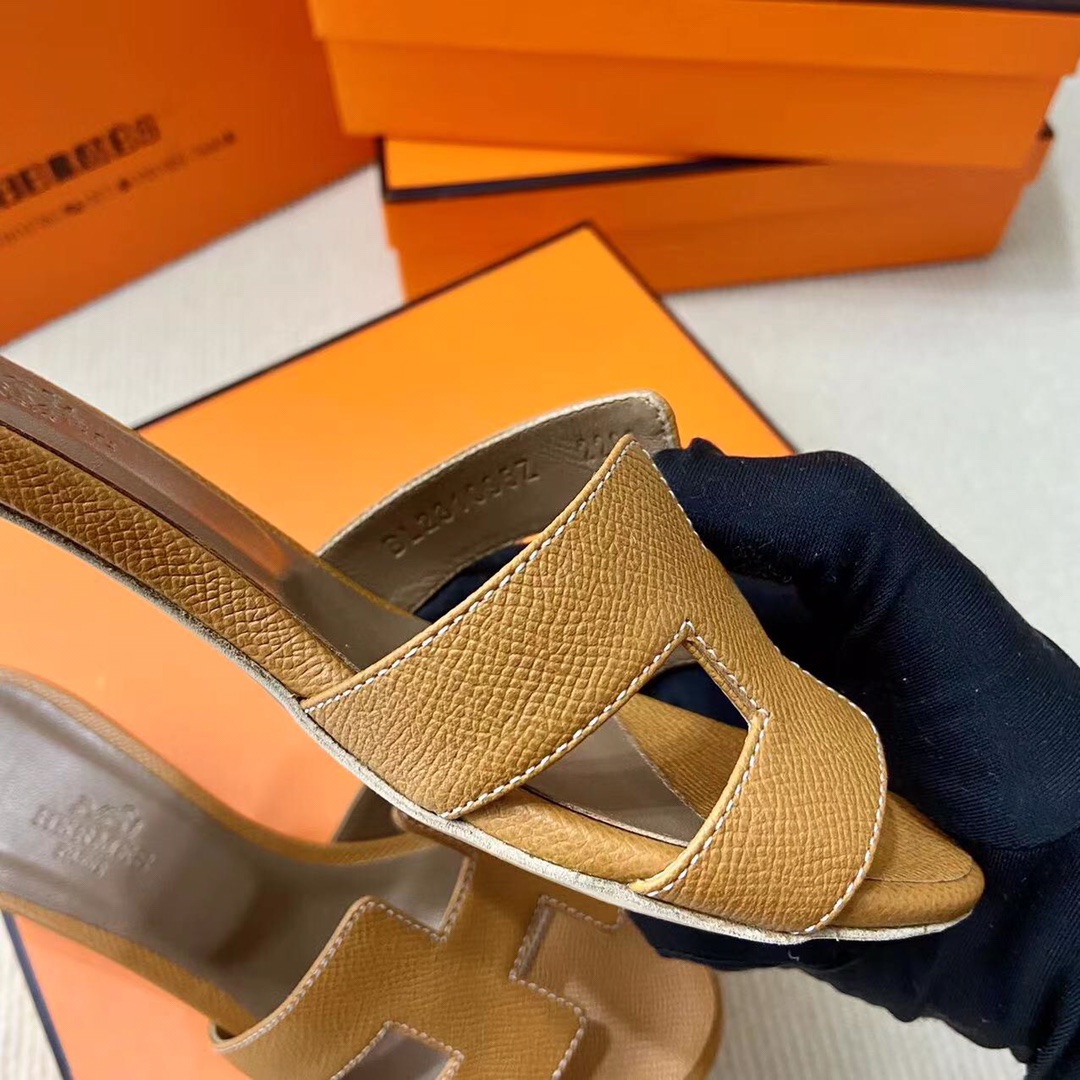 에르메스 올수공 오아시스 슬리퍼 샌들 앱송 43